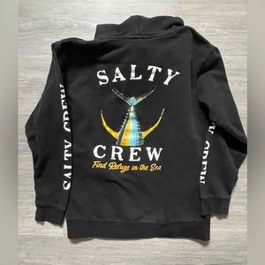 salty crew boys hoodie, size L